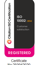 ISO 10002-2014 Certificate